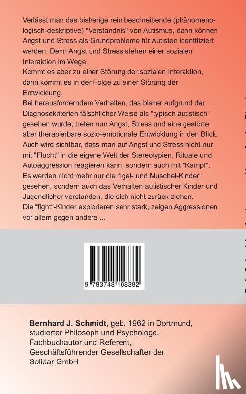Schmidt, Bernhard J - Autismus - Flucht oder Kampf
