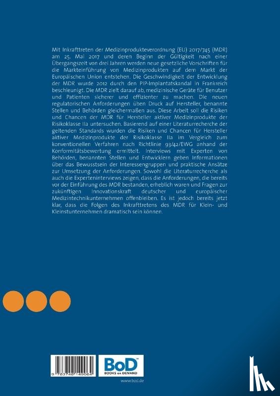 Walitschek, Patrick - Die neue Verordnung (EU) fur Medizinprodukte 2017/745