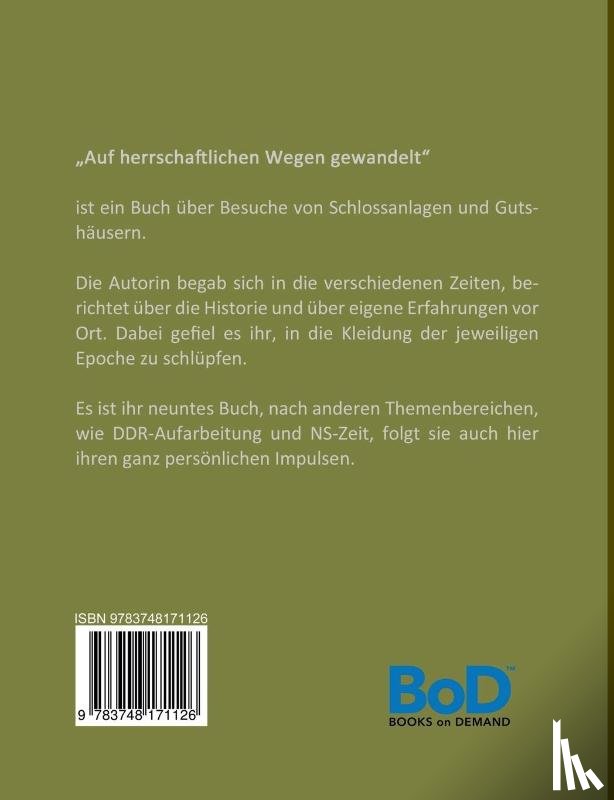 Kowalczyk, Angelina - Auf herrschaftlichen Wegen gewandelt