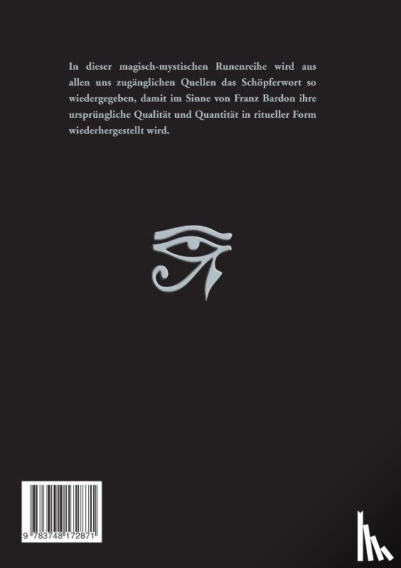 Hohenstatten, Johannes H Von - Von ost-westlichen Runen-Mysterien