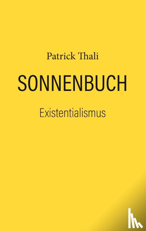 Thali, Patrick - Sonnenbuch