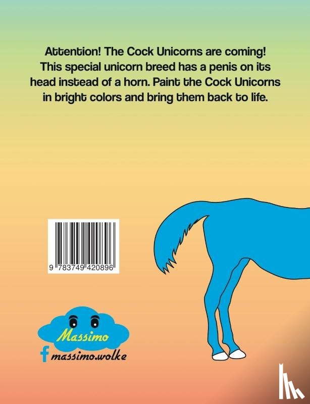 Wolke, Massimo - Cock Unicorns - Coloring Book
