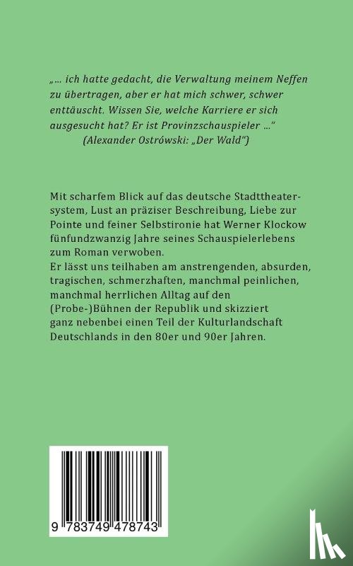 Klockow, Werner - 25 Jahre Schmiere