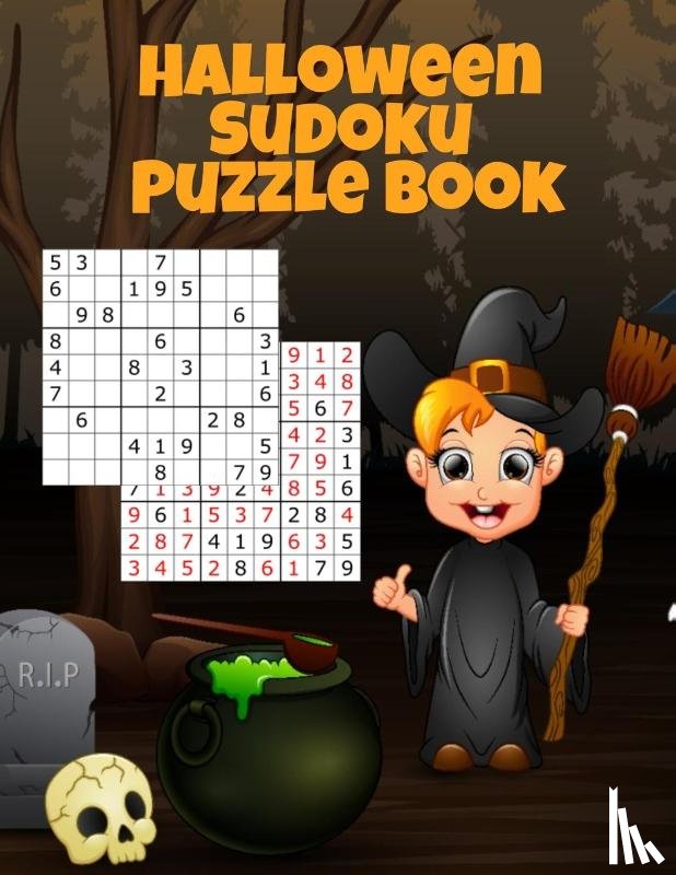 Spooky, Boo - Halloween Sudoku Puzzle Book
