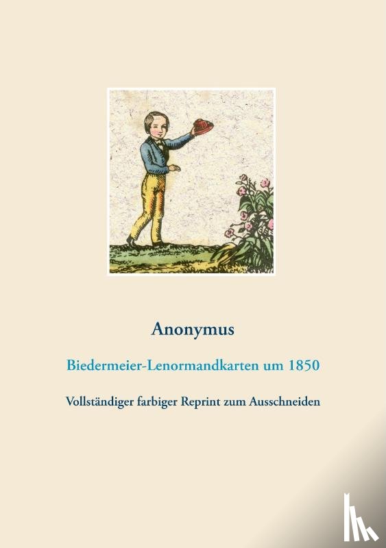 Anonymus, Anonymus - Biedermeier-Lenormandkarten (Wahrsagekarten, Aufschlagkarten)