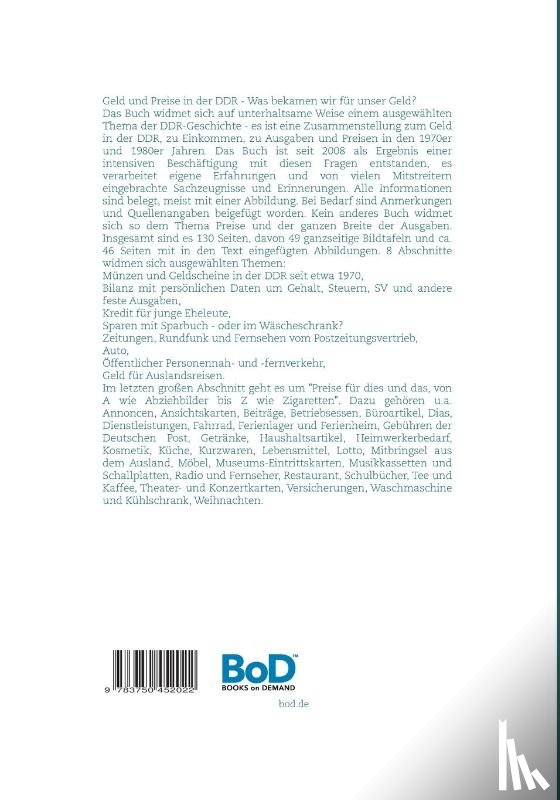 Geike, Rainer - Geld und Preise in der DDR - Was bekamen wir fur unser Geld?