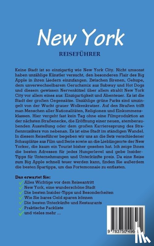 Becker, Marie - New York Reisefuhrer