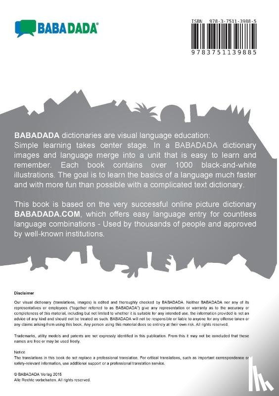 Babadada Gmbh - BABADADA black-and-white, American English - Turkce, pictorial dictionary - gorsel sozluk