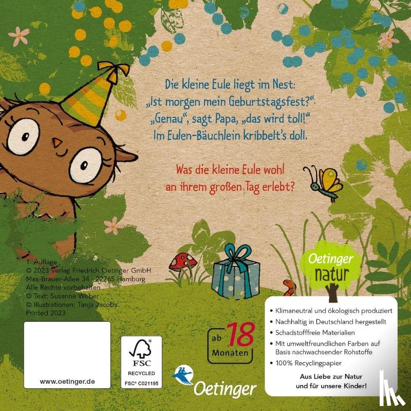 Weber, Susanne - Die kleine Eule hat Geburtstag