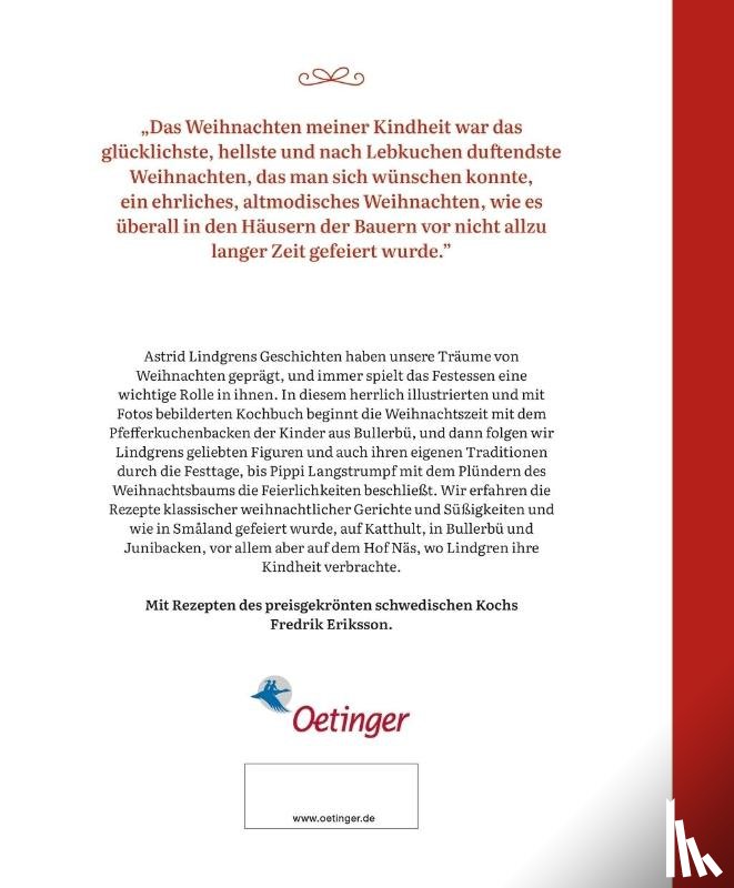Lindgren, Astrid, Eriksson, Fredrik - So schmeckt mein Weihnachten