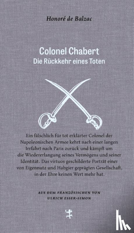 Balzac, Honoré de - Colonel Chabert