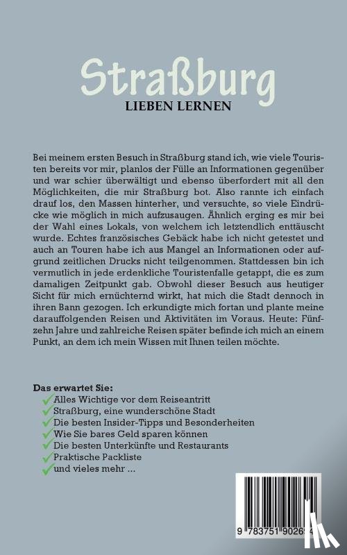 Weber, Frauke - Strassburg lieben lernen