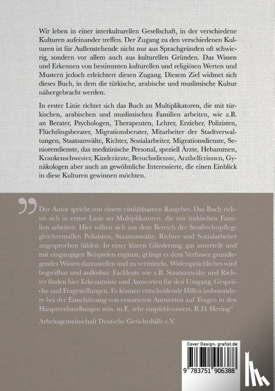 Sahinoez, Cemil - Leben und Arbeiten mit turkischen, arabischen und muslimischen Familien