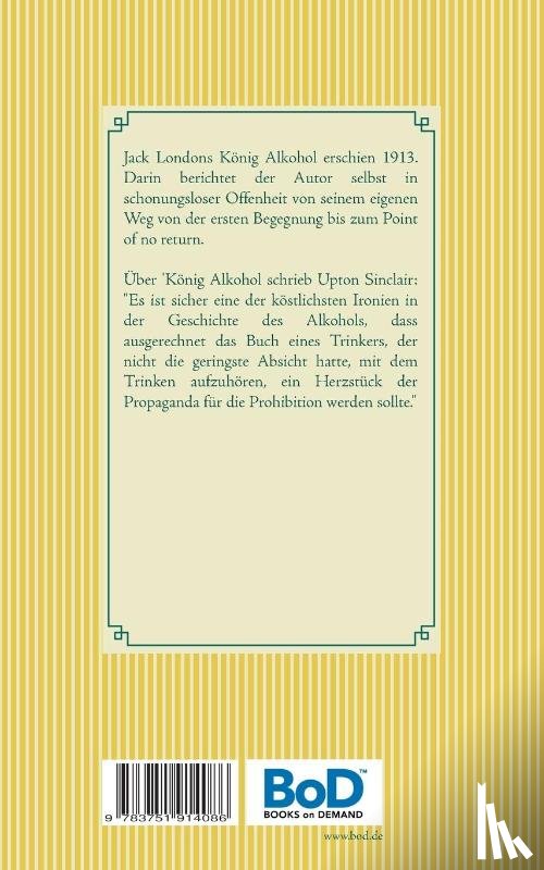 London, Jack - Koenig Alkohol