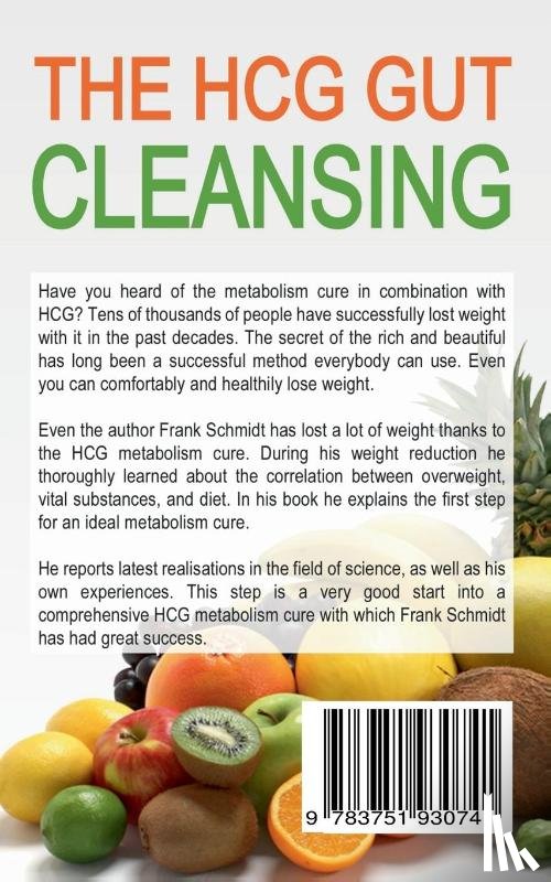 Schmidt, Frank - The HCG Gut Cleansing