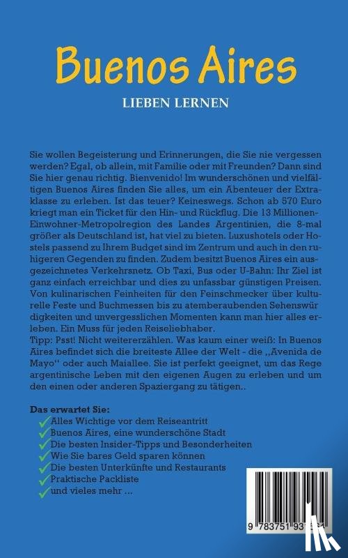 Fuchs, Marlinde - Buenos Aires lieben lernen