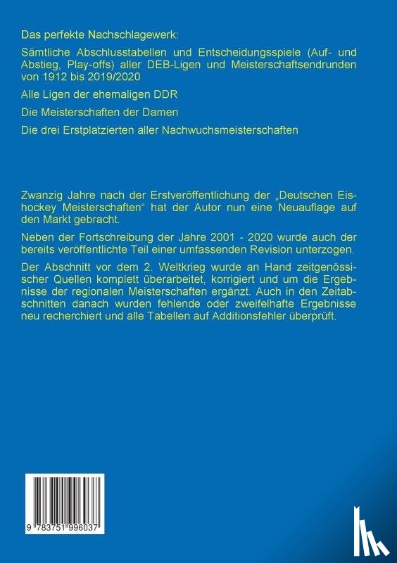 Muller, Stephan - Deutsche Eishockey Meisterschaften 1912 - 2020
