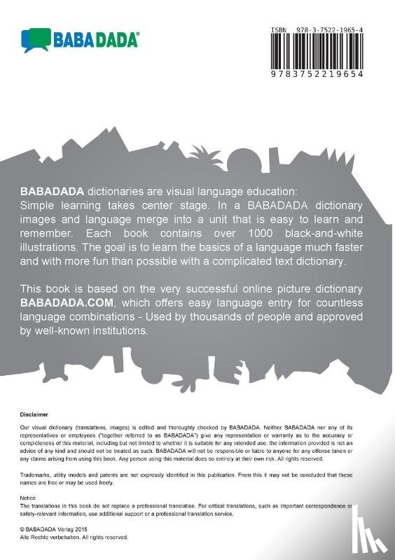 Babadada Gmbh - Tswana - American English, bukantswe ya ditshwantsho, BW