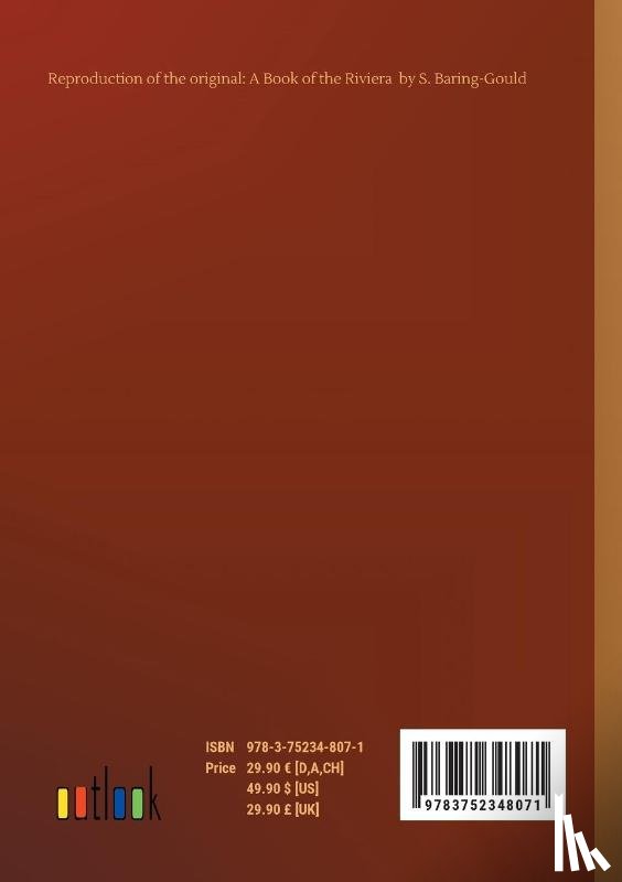 Baring-Gould, S - A Book of the Riviera