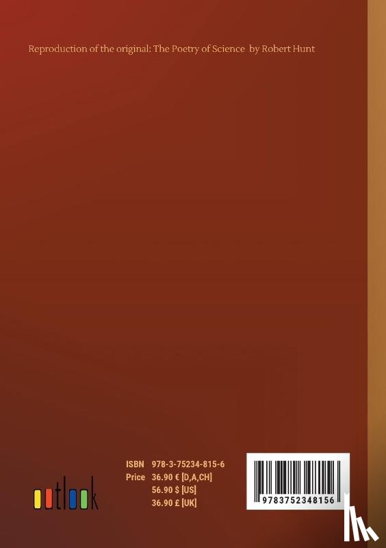 Hunt, Robert - The Poetry of Science