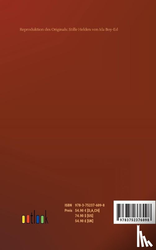 Boy-Ed, Ida - Stille Helden