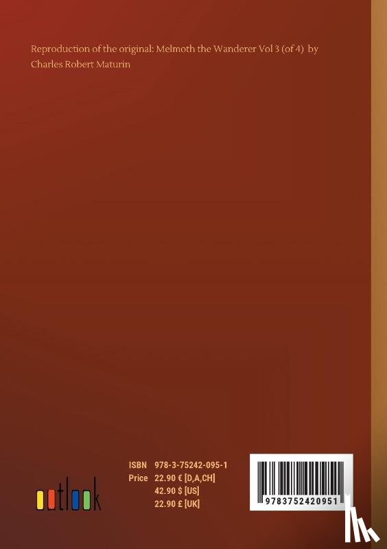 Maturin, Charles Robert - Melmoth the Wanderer Vol 3 (of 4)
