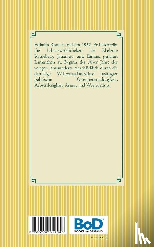 Fallada, Hans - Kleiner Mann, was nun