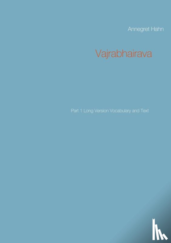 Hahn, Annegret - Vajrabhairava