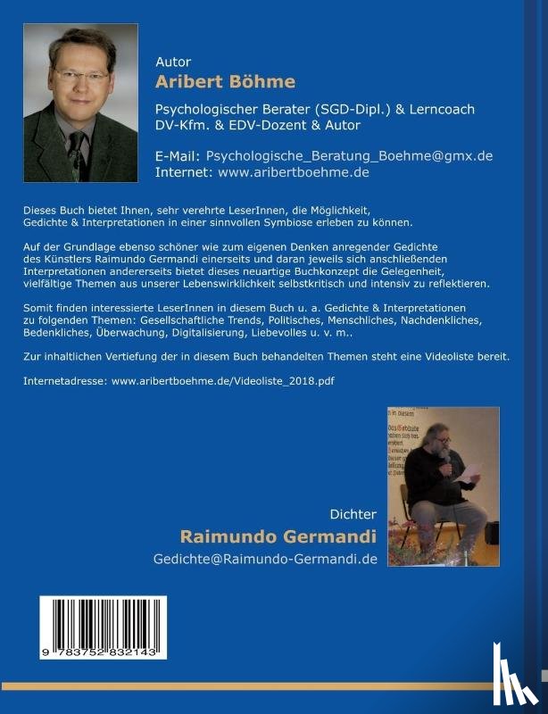 Boehme, Aribert, Germandi, Raimundo - Gedichte & Interpretationen in Symbiose