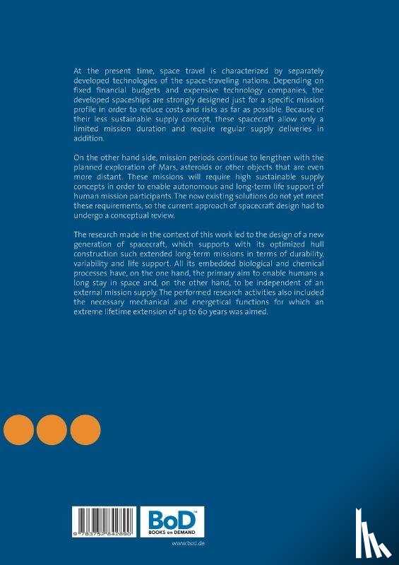 Zschoch, Christian - About Sustaining Supply Technology for Manned Spacecraft