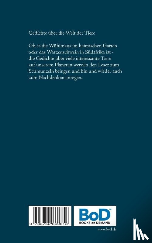 Huper, Werner - Die Welt der Tiere