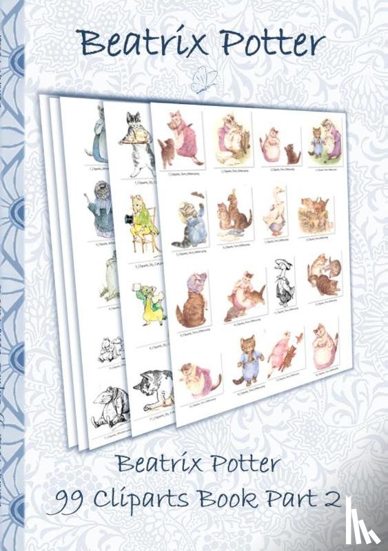 Potter, Beatrix, Potter, Elizabeth M - Beatrix Potter 99 Cliparts Book Part 2 ( Peter Rabbit )