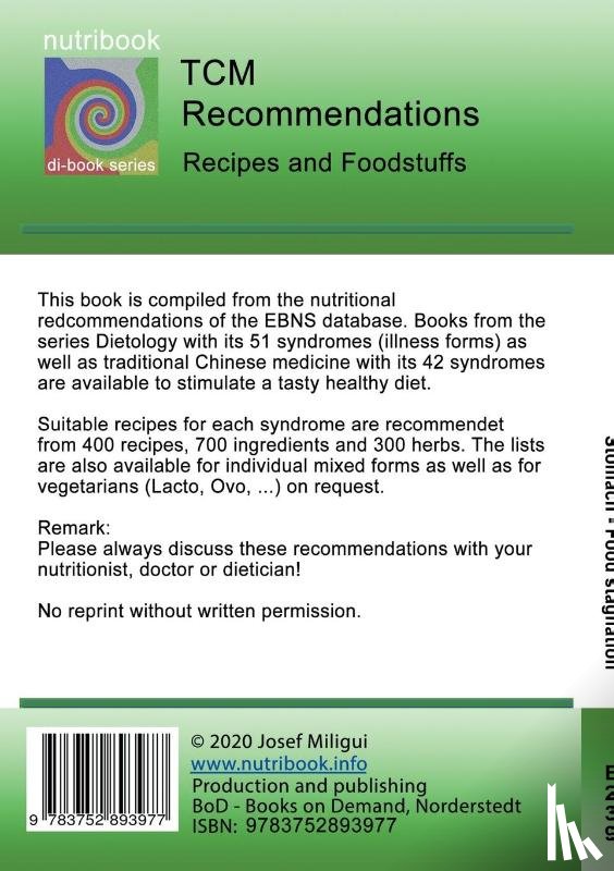 Miligui, Josef - TCM - Stomach - Food stagnation