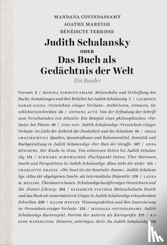  - Judith Schalansky oder Das Buch als Gedächtnis der Welt