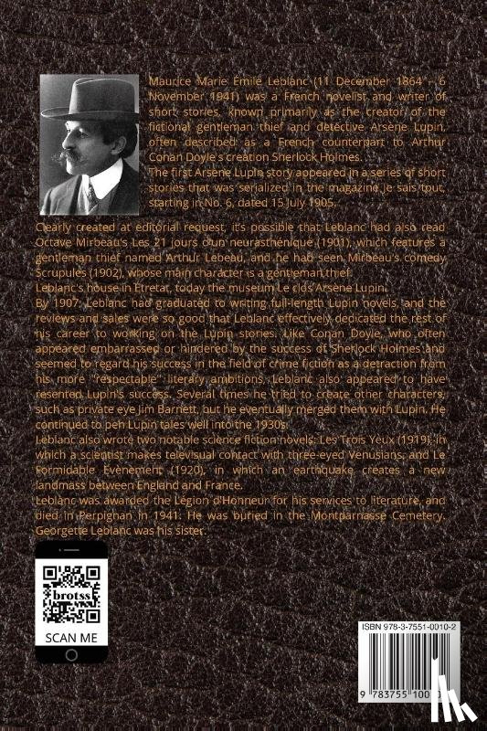 LeBlanc, Maurice - The Extraordinary Adventures of Arsene Lupin, Gentleman-Burglar by Maurice Leblanc