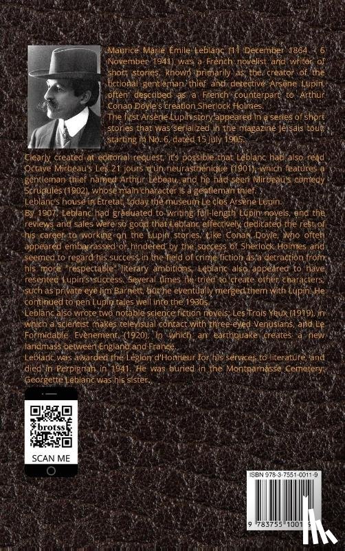 LeBlanc, Maurice - The Extraordinary Adventures of Arsene Lupin, Gentleman-Burglar by Maurice Leblanc