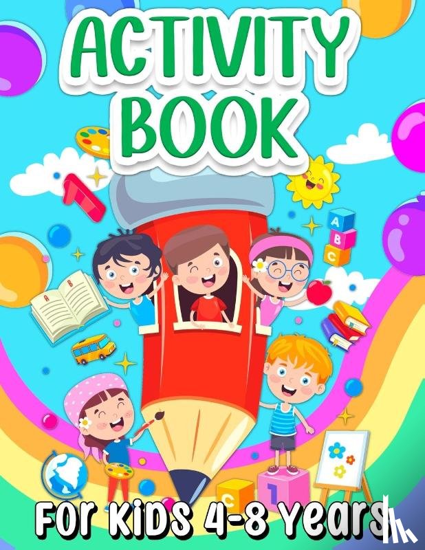 Books, Art - Activity Book For Kids 4-8 Years Old