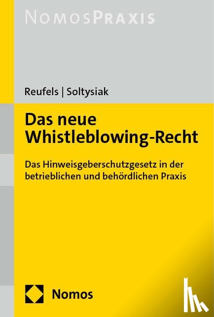 Reufels, Martin J., Soltysiak, Laura - Das neue Whistleblowing-Recht