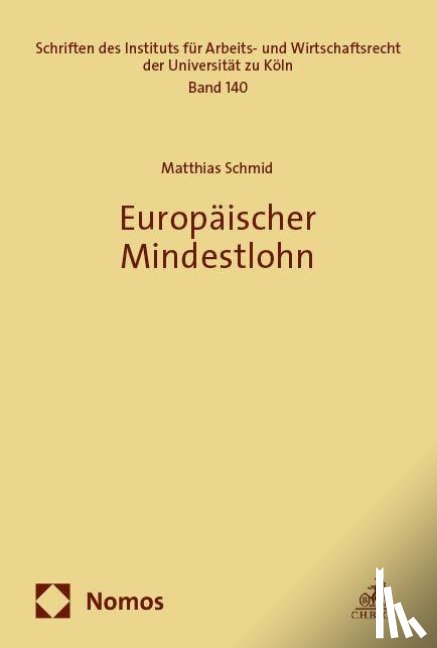 Schmid, Matthias - Europäischer Mindestlohn