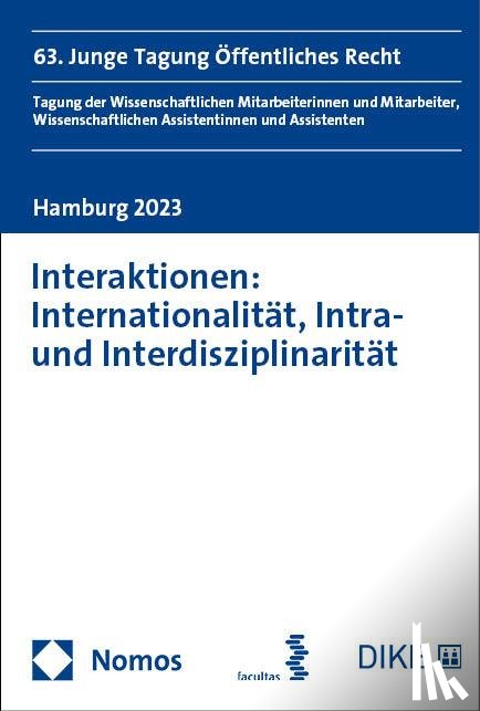  - Interaktionen: Internationalität, Intra- und Interdisziplinarität