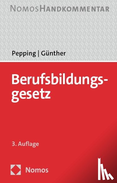 Pepping, Georg, Günther, Thomas - Berufsbildungsgesetz