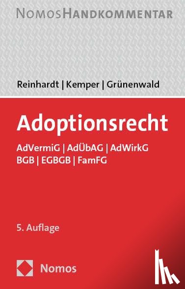 Reinhardt, Jörg, Kemper, Rainer, Grünenwald, Christoph - Adoptionsrecht