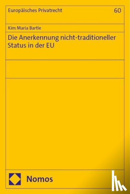 Bartle, Kim Maria - Die Anerkennung nicht-traditioneller Status in der EU