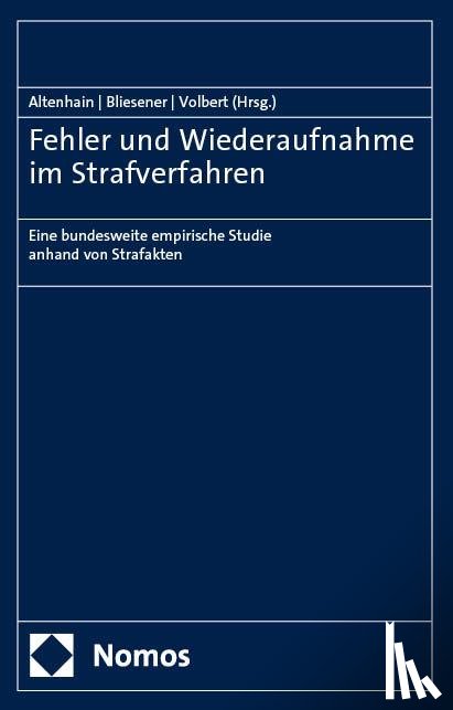  - Fehler und Wiederaufnahme im Strafverfahren