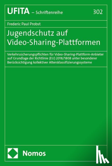 Probst, Frederic Paul - Jugendschutz auf Video-Sharing-Plattformen