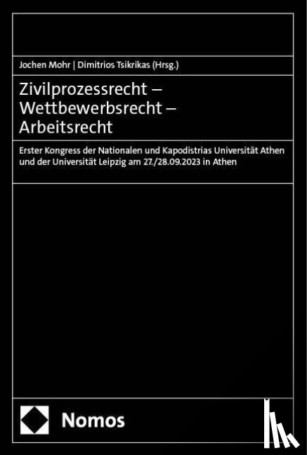  - Zivilprozessrecht - Wettbewerbsrecht - Arbeitsrecht
