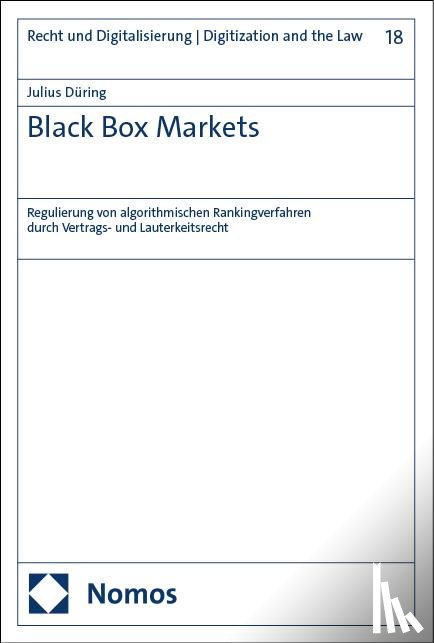 Düring, Julius von - Black Box Markets