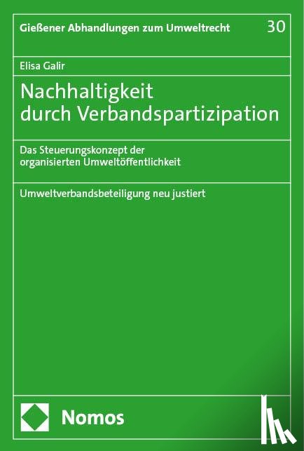 Galir, Elisa - Nachhaltigkeit durch Verbandspartizipation