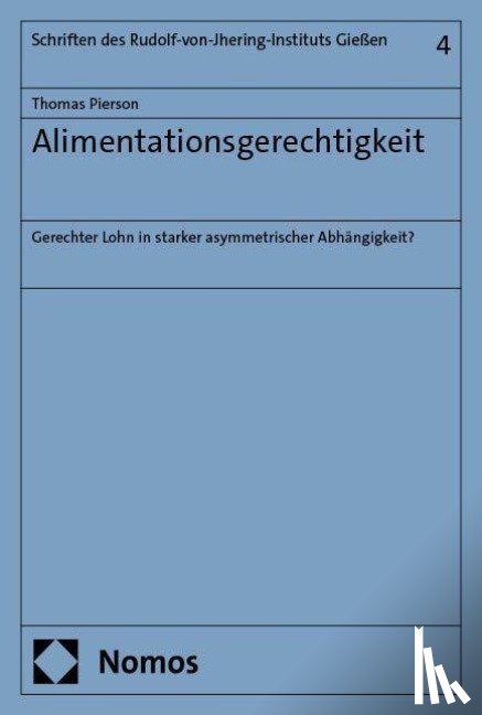 Pierson, Thomas - Alimentationsgerechtigkeit
