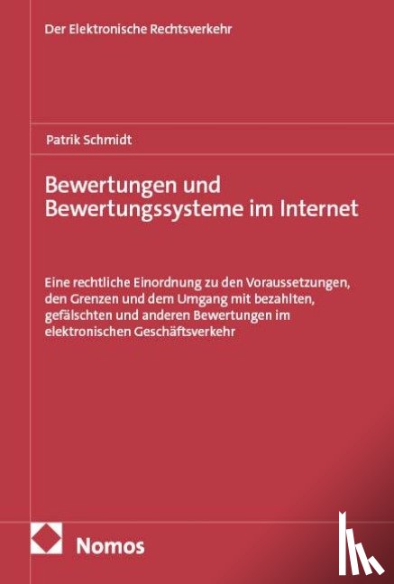 Schmidt, Patrik - Bewertungen und Bewertungssysteme im Internet